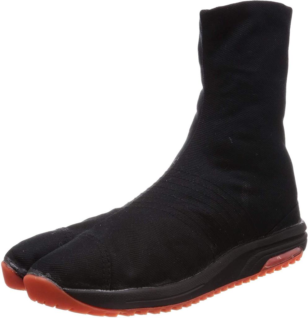 Matsuri Tabi 2E Jikatabi Tabi Matsuri Taiko Training Air Cushion Kohaze 6 Pieces Air Jog V Black Cm [Margo] (Five) 22.5