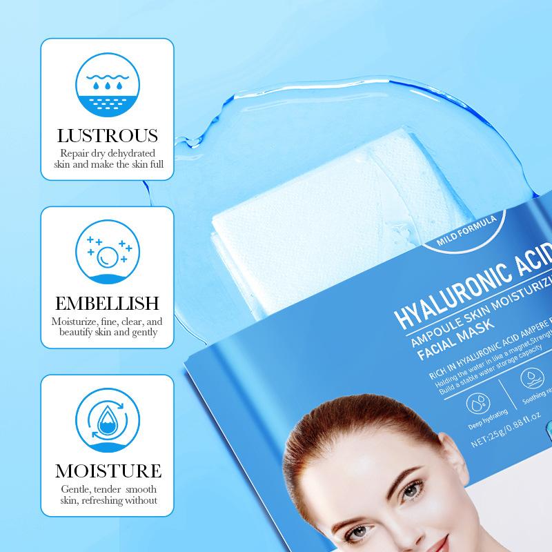 ZOZU Hyaluronic Acid Ampoule Facial Mask Hydrating Mask