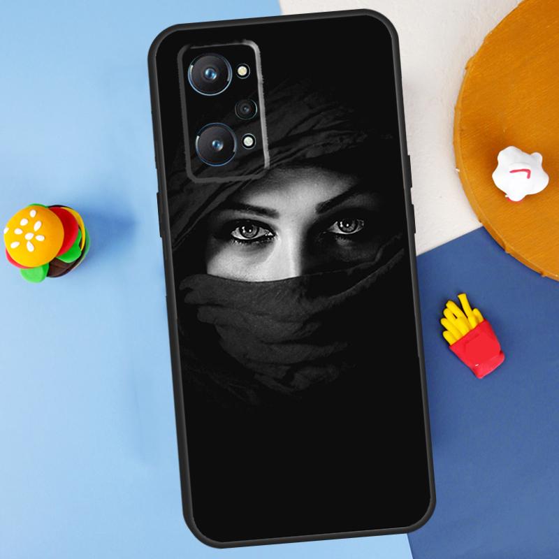 Muslim Islamic Arabic Hijab Girl For Realme 14 13 12 10 11 Pro Plus GT 6 6T 5 GT7 Pro C55 C51 C21Y C25S C67 C75 C53 C61 Case