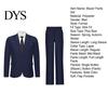 Completo da Uomo 2 Pezzi/Set Manica Lunga Tasche a Pattina Monopetto Monocolore Set Sposo Vestibilità Slim Blazer con Bavero Pantaloni Dritti