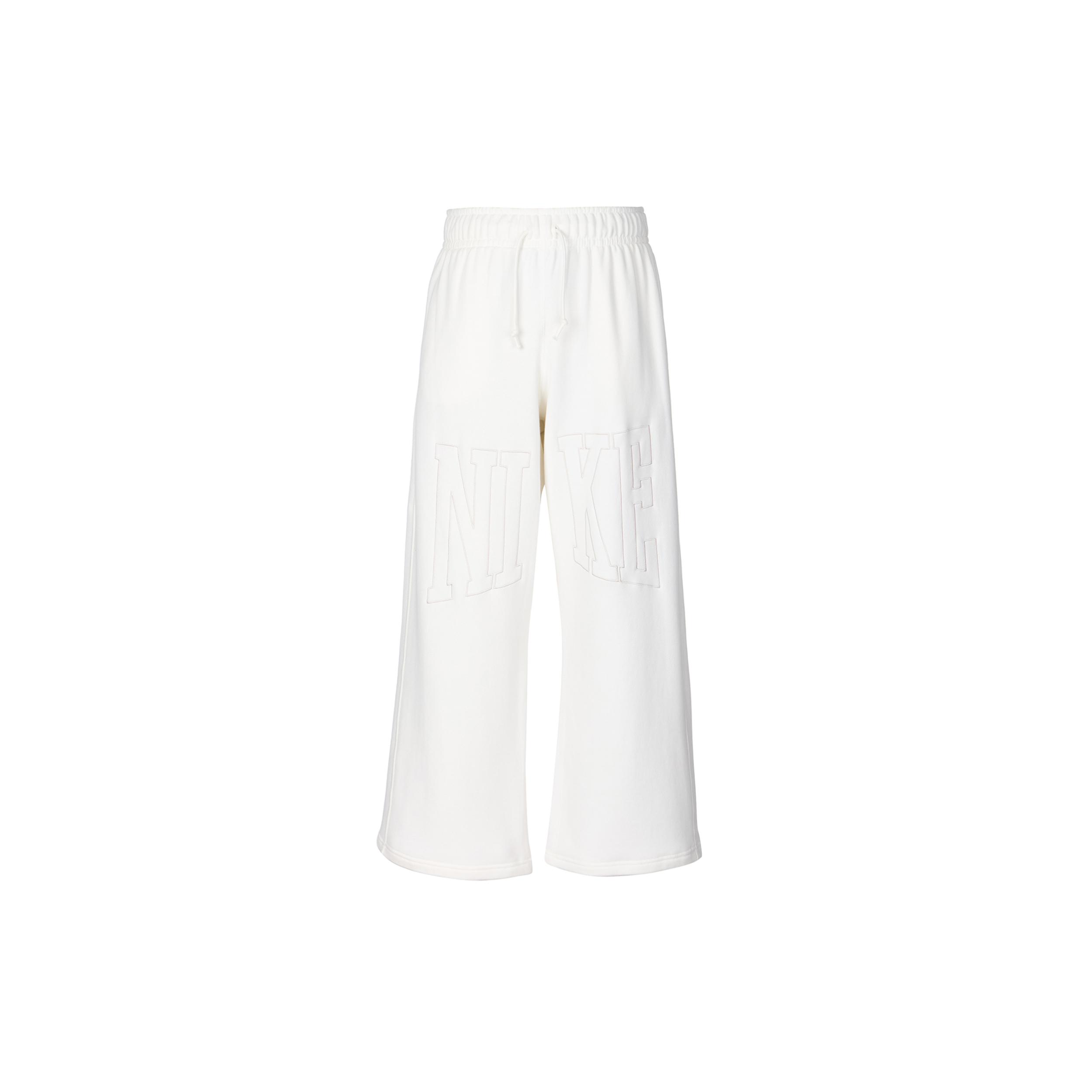 

New Nike Sportswear Knitted Sports Pants Women s Sail White HQ5884-133 S