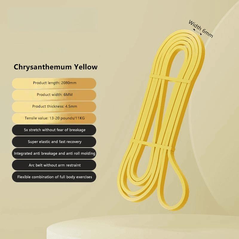 

Fitness Resistance Stretch Strap Pull Rope Strength Training Pullup Assist Band Elastic Stretch Rope for Home Gym Equipment жовтий
