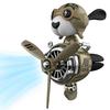 Cartoon Shaking Head Beagle Pilot Car Air Freshener Dog Pilot Car Air Freshener Rotating Propeller Outlet Fragrance