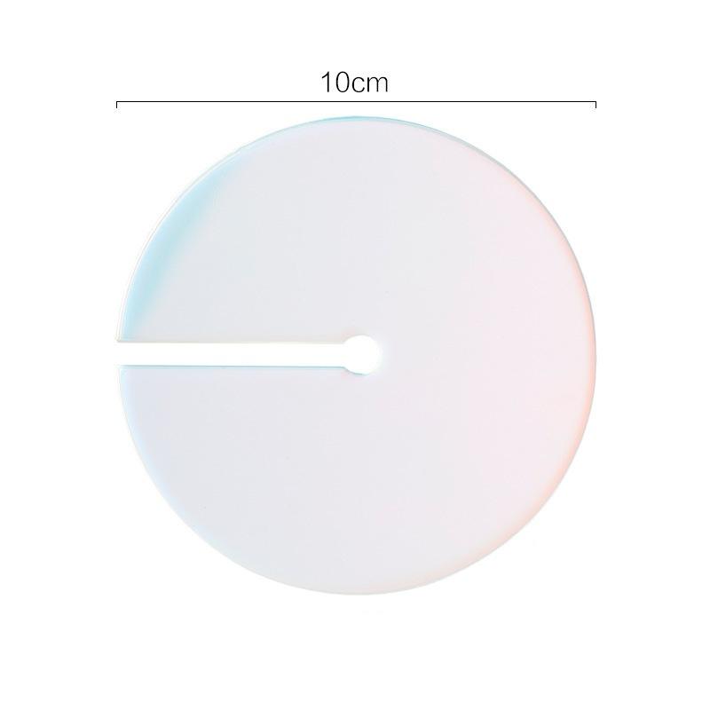 

Акриловые Полупрозрачные Подставки Креативные Круглые Утолщенные Термостойкие Коврики Домашние Простые Противоожоговые Подставки Кухонные Принадлежности