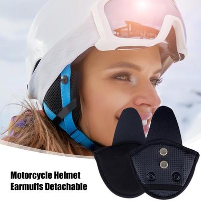 Protection Auditive Et Chaleur Accessoires Moto Casques Protections Cycliste Coussinets Coton Moto Bloc-Vent Oreilles