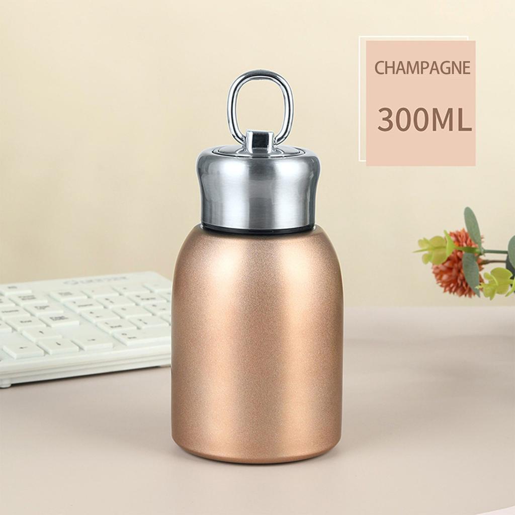 Frosted Puffy Pot Belly Cup 304 Stainless Steel Male And Female Students Vacuum Vacuum Cup Gift Pocket Cup 10.5 Oz