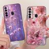 For Tecno Camon 17 Pro Case CG8 CG8h Luxury Butterfly Tree Painted Cover Soft Silicone Case For Tecno Camon 17P Camon17 Pro Bags