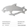 Shark-Shaped EDC Survival Tool: Bottle Opener, Screwdriver, Rope Cutter, Allen Wrench.