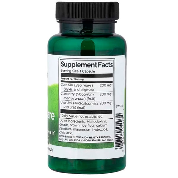 Supporto per reni e vescica, Herbal Urinary Care, Swanson 60 capsule (71280349)
