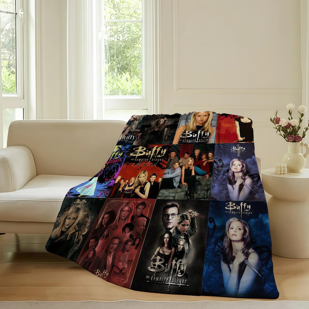 

Comedy movie B-Buffy the Vampire Slayer Blanket For Sofa Office Bed Plane Travel Sleep Read Relax Camping Soft And Warm 30x40in