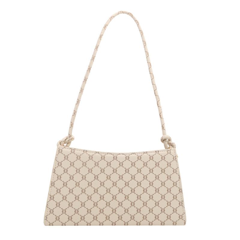 

Сумка 2024 года, новая сумка через плечо с ретро-принтом, повседневная модная сумка в иностранном стиле, маленькая квадратная сумка, сумка подмышкой