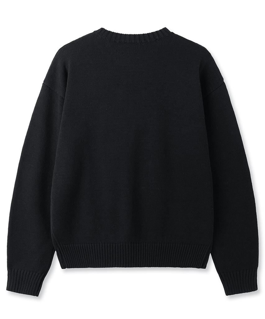 Opeunyadeu(Owai) Seated Odolly Knit - Black