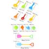 17pcs Children Beach Toys Sand Play Kit Baby Summer Digging Tool with Shovel Outdoor Toy Set Box for Kid Creative Birthday Gift