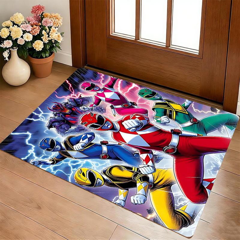 Power Rangers Living Room Nonslip Area Rug Soft Carpet For Bedroom Game Playroom Sofa Office Home Decor Doormat Christmas Gift C9261844