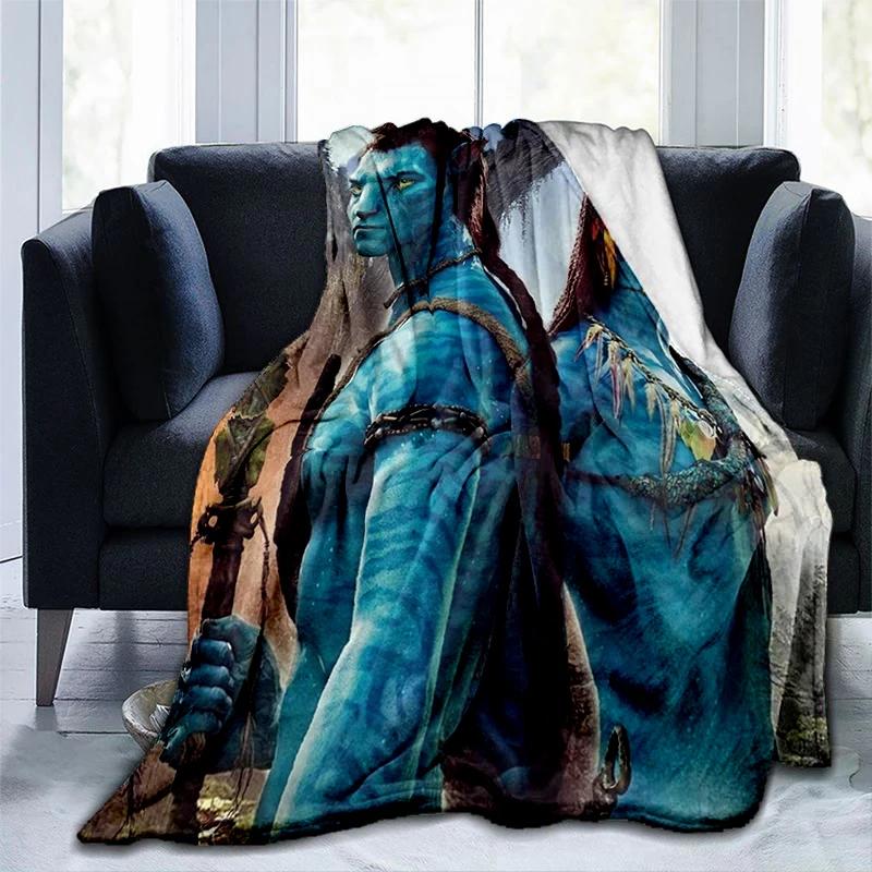 Avatar Film Gedruckte Weiche Warme Decke für Wohnzimmer Schlafzimmer Bett Sofa Couch Büro Geschenke Flanell Überwurfdecken
