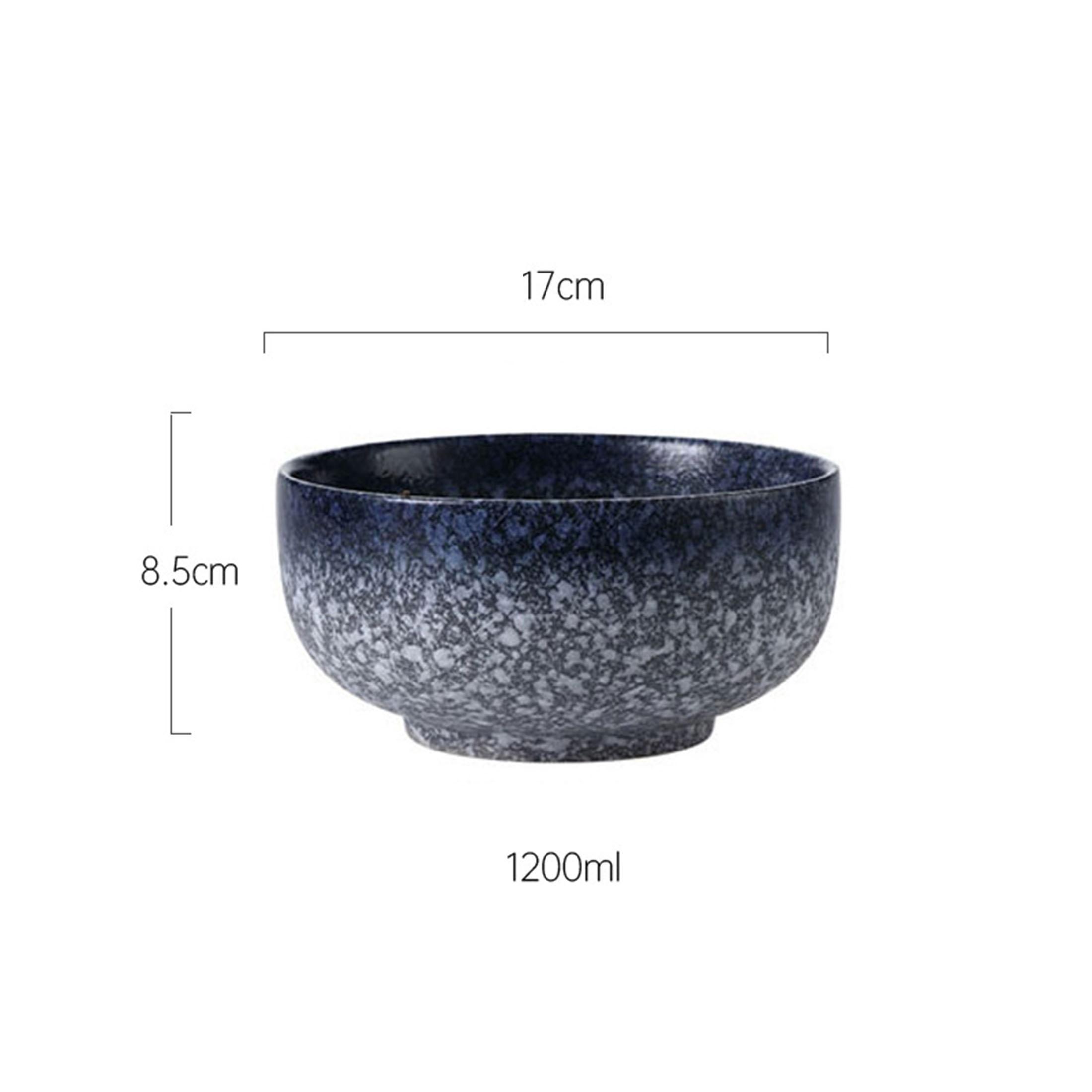 

Japanese Ceramic Noodle Bowl 1200ml Large Soup Bowl Vintage Kitchen Dinner Bowl for Ramen Pasta Salad Rice, Porcelain Bowl Microwave / Dishwasher Safe