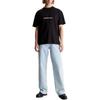 Calvin Klein Round Neck Logo Print Short Sleeve T-Shirt Men Tops Black J30J325492-BEH