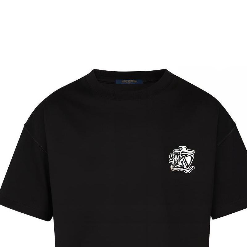 LOUIS VUITTON New Quarterly Products Of LV T-Shirts Men's Crew Neck Moderate 1A5PH