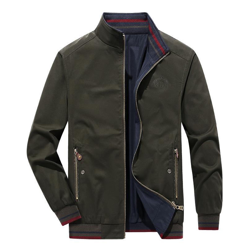 Men's Sports Jacket, Double-sided Stand Up Collar Jacket, Casual and Fashionable Color Blocked Jacket, Men's Jacket