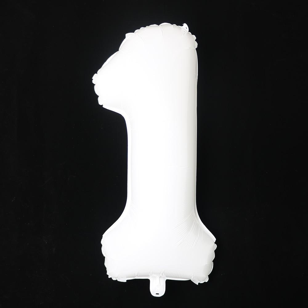 32 Inch Digital Aluminum Film Balloon, Medium Digital Gold Silver Red Black Gradual Change Color Birthday Decoration Wedding Party Balloon