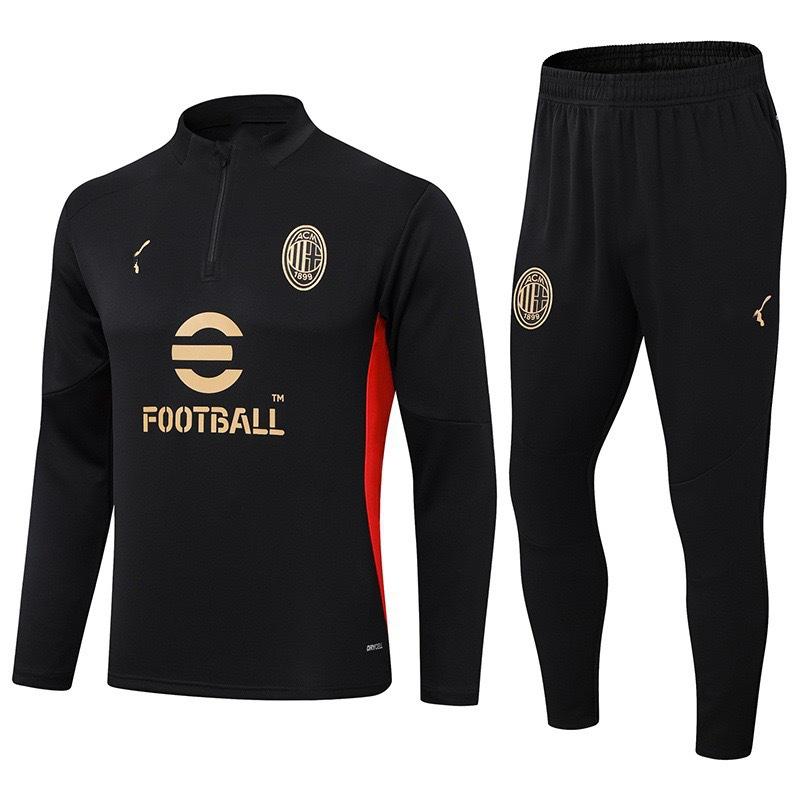 Autumn And Winter Real Madrid Barcelona Arsenal Training Suit Long Sleeve Half Zipper Football Suit Sportswear Adult Suit