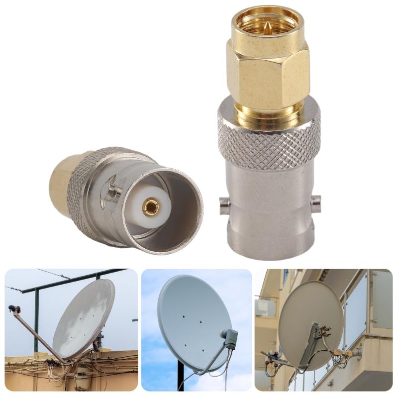 Universal BNC to SMA KJ Adapter BNC SMA KJ Male and Female Signal Converters For Reliability Signal Transmission