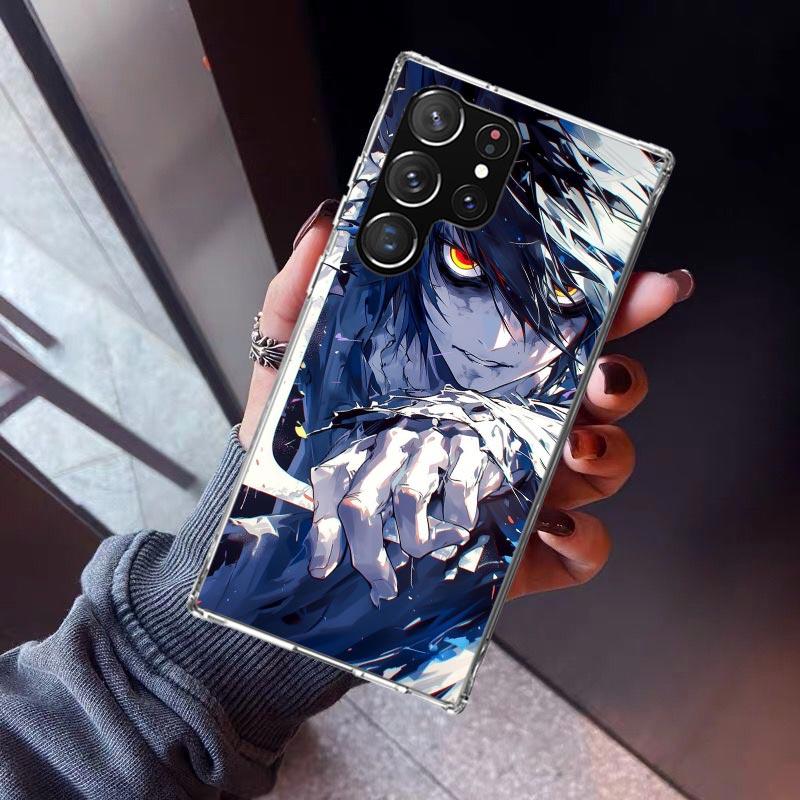 N-Note D-Death L Lawliet Phone Case For Samsung Galaxy S26 S25 Edge S24 S23 Ultra S22 Plus S21 S20 FE Soft TPU Back Cover Funda