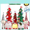 Incredibly Soft Christmas Gnomes With Led Lights Plush Dolls Xmas Ornament