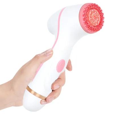 3 in 1 Sonic Facial Cleansing Brush Electric Face Massage Cleanser Face Cleanser Face Cleaning Brush Massager белый