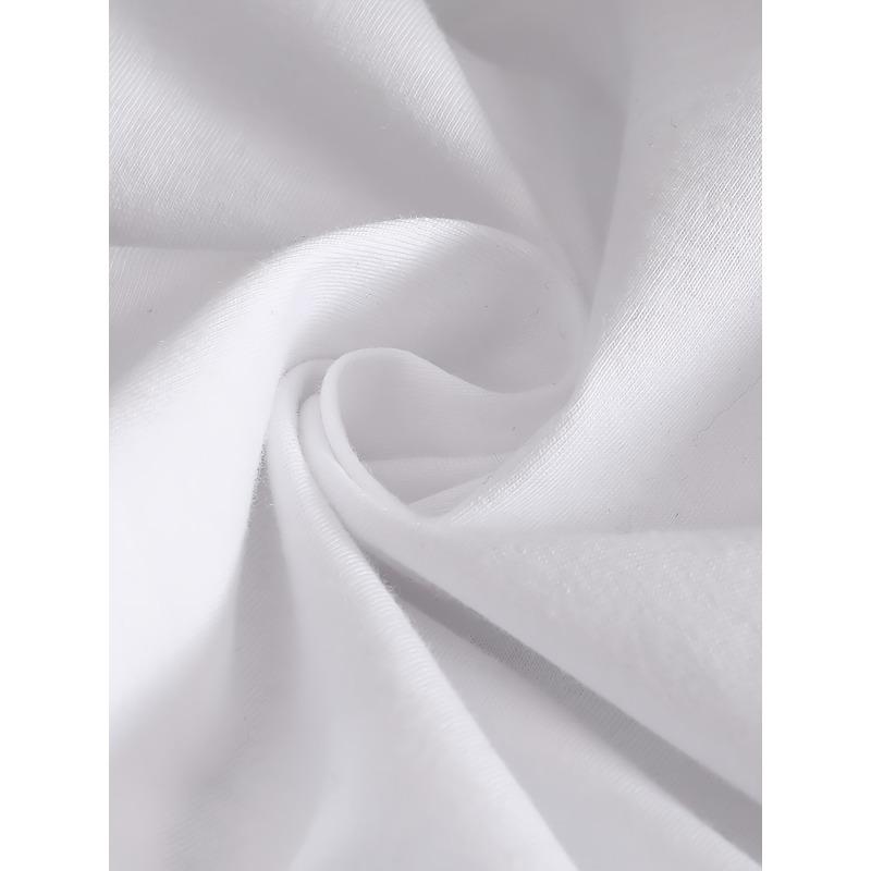 Damen Glitzer Herz Buchstaben Druck T-Shirt Rundhals Kurzarm Stretch Ganzjahres Maschinenwaschbar Lässiges Oberteil