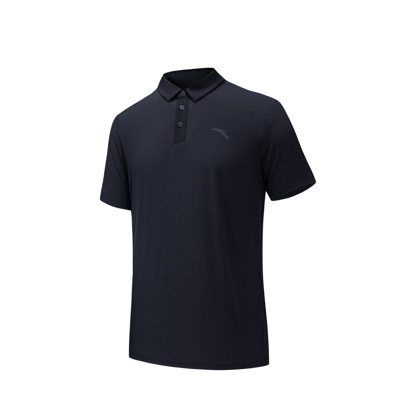 

Anta Training Comprehensive Series Mens Short Sleeve Polo Shirt Summer 2026 Men tops Basic-Black 952627118-4 S