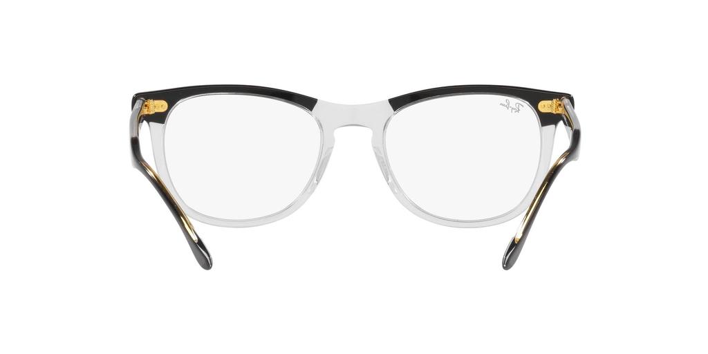 Sunglasses RB2398F EAGLE EYE BLACK ON TRASPARENT 8 GREEN Lens 53 Unisex Adult Casual [Ray-Ban] Frame/TRANSITIONS