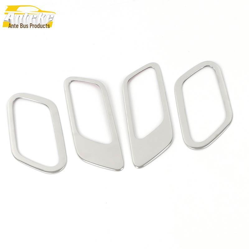 22 Qijun Interior Handle Bright Ring Decoration Sticker - Car Interior Accessory
