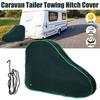 RV Camper Trailer Towing Hitch Cover Waterproof Dust-proof Camper Van Trailer Towing Coupling Lock Cover Protection Universal