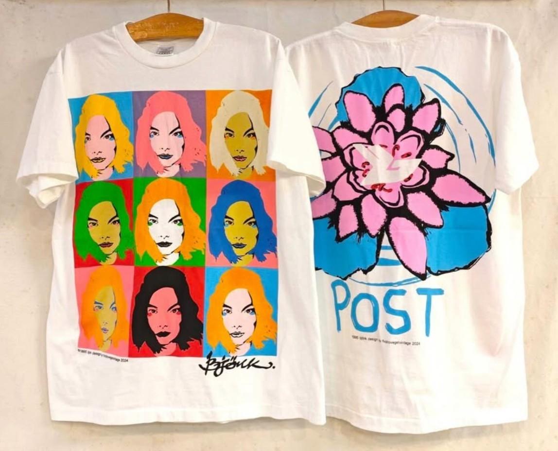 Vintage 90s Bjork Post Album 80s Concert Tour T-Shirt Unisex Cotton Adult S-5XL M