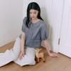 Thursday Island Women Scallop Collar Short Sleeve Blouse T264mbl215w