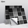Flexible And Humidity Wall Stickers Oilproof For Kitchen Mosaic Wall Tiles 10pcs