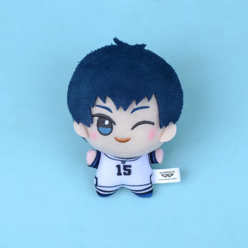 10cm Nouveau Pendentif Porte-clés Peluche Blue Lock Isagi Yoichi Nagi Seishiro Mikage Reo Rin Itoshi Itoshi Sae Poupée d'Action Sac Cadeau