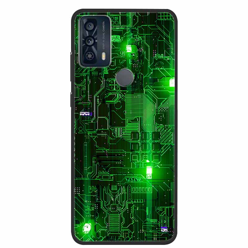 For TCL 20Y 20E Case Luxury Soft Silicone TPU Back Cover For TCL 20Y 20B Phone Cases TCL20Y 20 Y TCL20E Cute 6125F Funda Cartoon