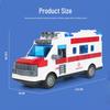 Rechargeable Wireless Remote Control Ambulance Toy with Light and Sound Effects - Perfect Birthday Gift for Boys