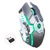 T30 Gaming Mouse 2.4G Wireless Charging Mechanical Colorful Backlight Game MouseIron Gray