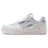 New LiNing Yuebai Qingying Anti Slip Wear Resistant Low Top Casual Shoes Unisex White Blue AGCS427-15