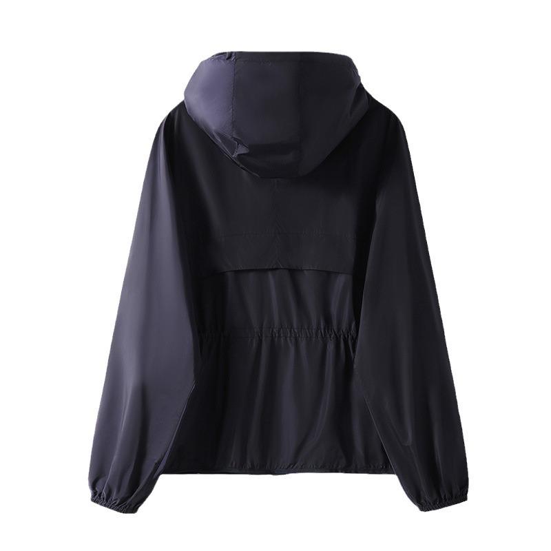 

Дизайн талии, легкий и тонкий короткий тренч, короткое пальто с капюшоном, модная женская одежда для весны и осени, осенний тонкий топ для женщин L