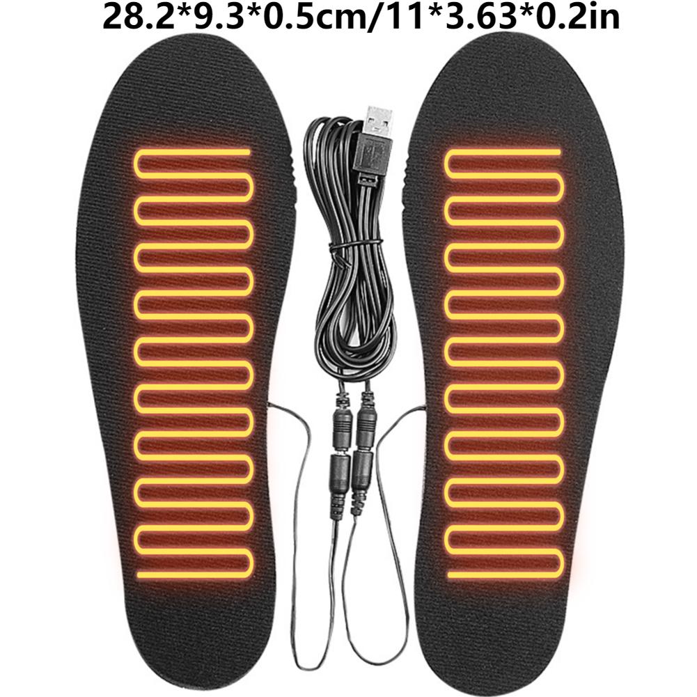 

USB Подогреваемые стельки для обуви Электрические стельки с подогревом Накладка для согревания ног Амортизирующая накладка Коврик Стельки Подогрев Обогреватель для ног Зимние принадлежности