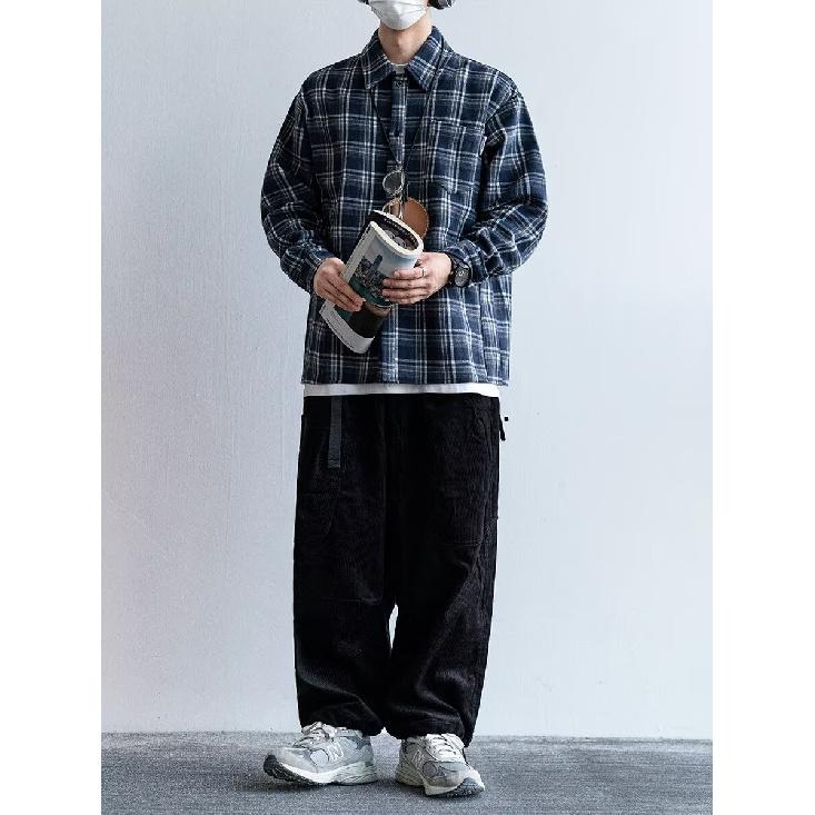 2024 Bokstaver Langermet Skjorte Japansk Hong Kong Stil Ins Løs Skjorte Gutter Sommer Trendy Allsidig Avslappet Kåpe