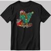 Bigfoot Christmas Tree White Black Unisexs Unisexs T Shirt Ka214 Vintage Graphic Fashion Streetwear Versatile Unisex