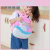 Adorable Animal Print Kids Backpack For Girls And Boys Durable Canvas School Bag