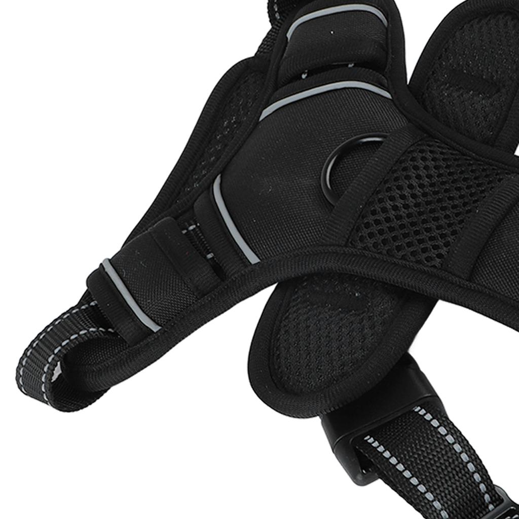 Dog Harness Comfortable Dog Harness Vest Adjustable Breathable Reflective Tear Resistant for Pet Supplies for 16.5-38.6lb Dog