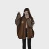 Women's Vintage Embroidered Plush Baseball Jacket - New Winter Style