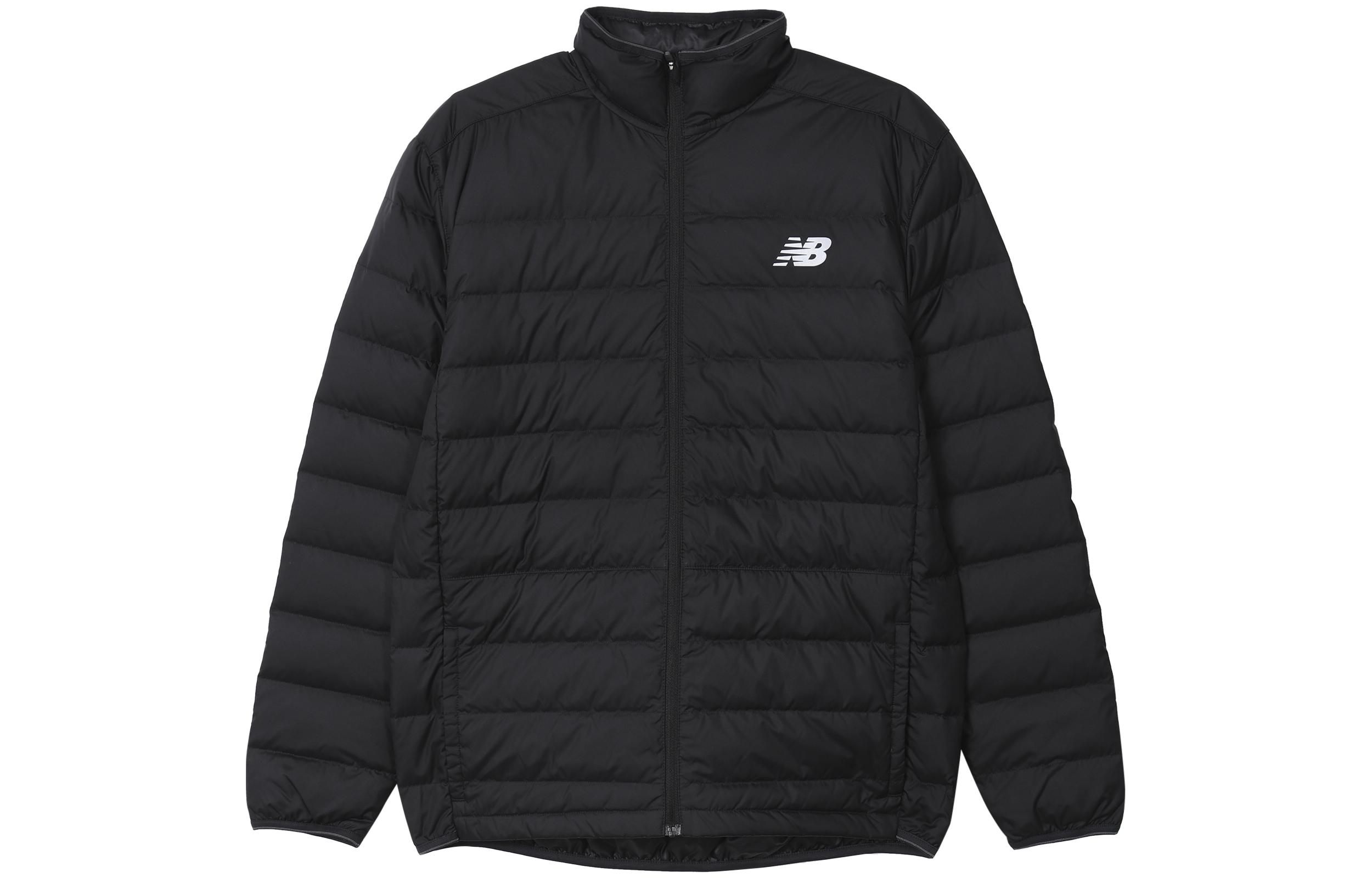 New Balance Athletics Woven Down Jackets Men s Black Hooded Moderate Other MJ23259-BK M